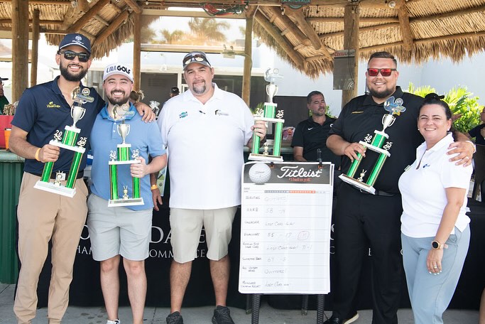 South Dade Chamber of Commerce members celebrating at a community event