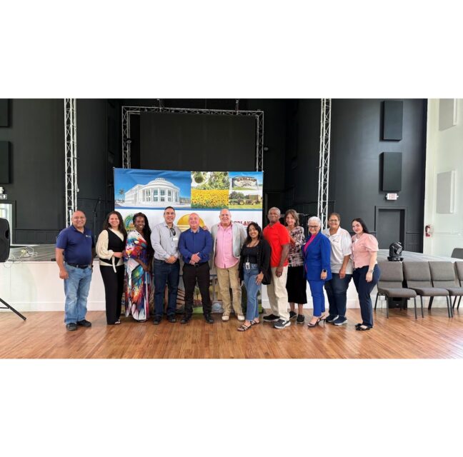 Chamber members gathered at the Healing Sanctuary for August Coffee and Commerce