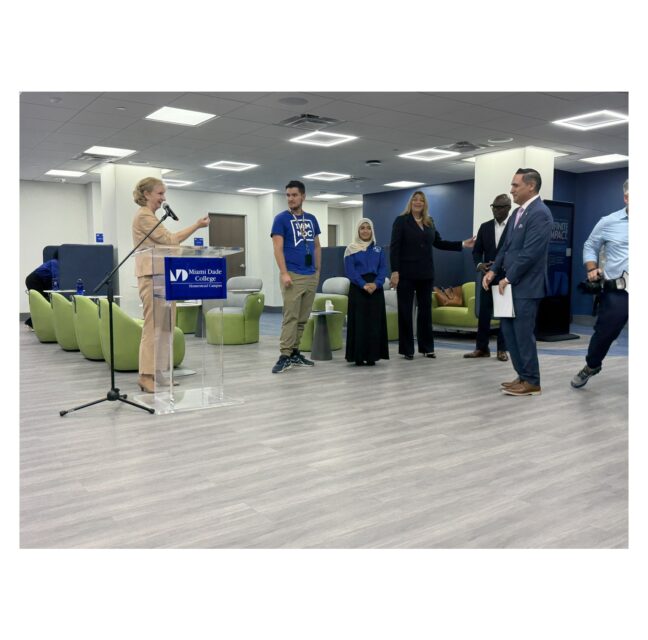 South Dade Chamber leaders at the Miami Dade College Homestead Student Center opening