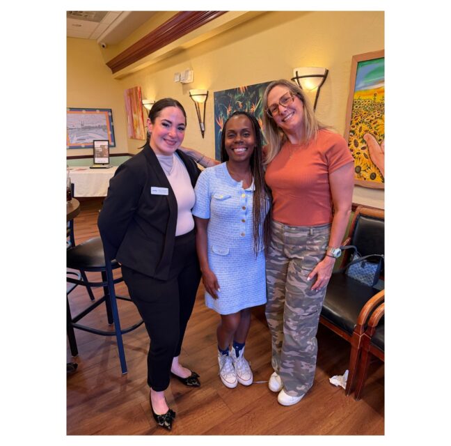 Chamber members together at a South Dade Chamber After Dark mixer